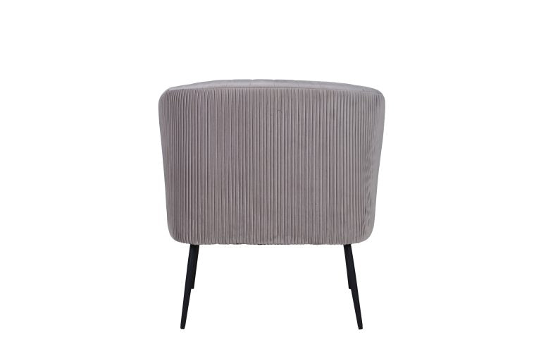 Perla Chair Velvet Fluted Back